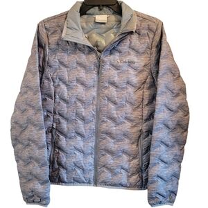 Columbia Gray Quilted Lightweight Coat Jacket